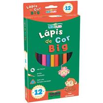 Lapis De Cor Jumbo Leo E Leo 12Cores Big 15Cm