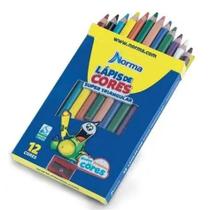 Lápis De Cor Jumbo Norma Super 12cores Triangular - Maxcril Lápis De Cor Jumbo Norma Super 12cores Triangular - Maxcril