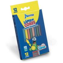 Lápis de Cor Jumbo Norma Super 12cores Triangular - Waleu