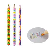 Lápis De Cor Jumbo Rainbow - Mina Multicolorida Colorido 1Un Lápis De Cor Jumbo Rainbow - Mina Multicolorida Colorido 1Un