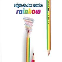 Lápis De Cor Jumbo Rainbow Multicor Kit 3 Uni Tris 5.0mm