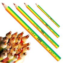 Lápis de Cor Jumbo Sextavado Rainbow - Tris