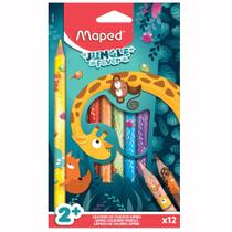 Lapis de cor jungle fever jumbo 12 cores 863700