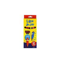 Lápis de Cor kids 12 Cores Com 6 - Gatte