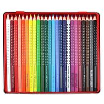 Lapis De Cor Lata Ecolapis De Cor Grip 24 Cores Faber Castell - FABER-CASTELL Lapis De Cor Lata Ecolapis De Cor Grip 24 Cores Faber Castell - FABER-CASTELL