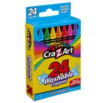 Lápis de cor laváveis Cra-Z-Art 24 unidades para crianças de volta às aulas Lápis de cor laváveis Cra-Z-Art 24 unidades para crianças de volta às aulas