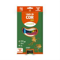 Lápis De Cor Leo e Leo Big 12 Cores Lápis De Cor Leo e Leo Big 12 Cores
