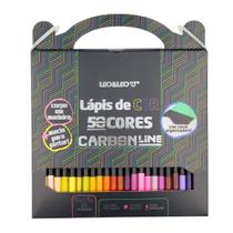Lápis De Cor Leo&Leo 50 Cores Carbonline Corpo Em Madeira Lápis De Cor Leo&Leo 50 Cores Carbonline Corpo Em Madeira