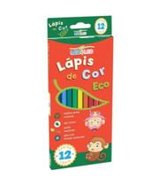 Lápis de Cor Leo&Leo sextavado Ecológico longo 12 cores rf 4220 c/06 14 uni