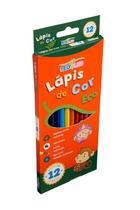 Lápis de Cor Leonora Sextavado Ecológico 12 Cores