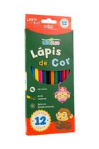Lápis de Cor Leonora Sextavado Flex 12 Cores Lápis de Cor Leonora Sextavado Flex 12 Cores