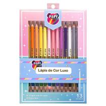 Lápis de Cor Luxo Fofy 26 Cores Duplos