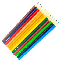 Lápis de Cor Madeira 12 cores - Turma Jandainha