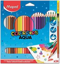 Lápis De Cor Maped 24 Cores Aquarelavel Aqua