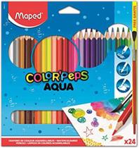 Lápis De Cor Maped 24 Cores Aquarelavel Aqua