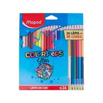 Lápis De Cor Maped Color'peps Star 24+6duo 30 Cores Lápis De Cor Maped Color'peps Star 24+6duo 30 Cores