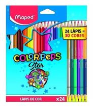 Lápis De Cor Maped Color Peps Star 30 Cores - Mapped Lápis De Cor Maped Color Peps Star 30 Cores - Mapped