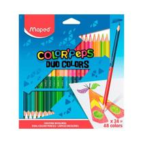 Lapis De Cor Maped Colorpeps Duo 24 Lapis E 48 Cores