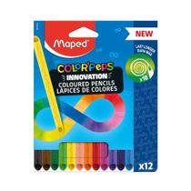 Lápis de Cor Maped Infinito Color Peps com 12 Cores Lápis de Cor Maped Infinito Color Peps com 12 Cores