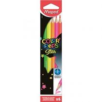 Lápis De Cor Maped Star Color Peps Fluorescente