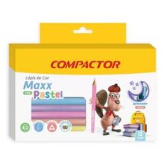 Lápis de Cor Max Tom Pastel 12 Cores - Compactor