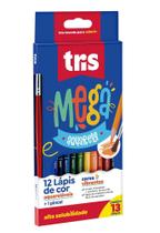 Lapis De Cor Mega Aquarell - 12 Cores + 1 Pincel - Tris