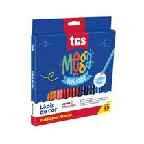 Lapis De Cor Mega Soft Color 48 Cores Tris