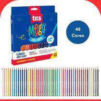 Lapis de Cor Mega Soft Color 48 Cores Tris