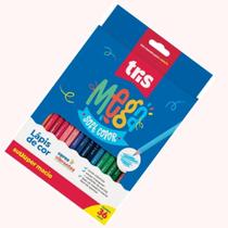 Lápis De Cor Mega Soft Color Tris 36 Lápis