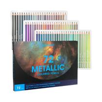 Lápis De Cor Metálicos Para Adultos 24/50/72 Núcleo Macio Para Iniciantes Artistas Brutfuner Lápis De Cor Metálicos Para Adultos 24/50/72 Núcleo Macio Para Iniciantes Artistas Brutfuner