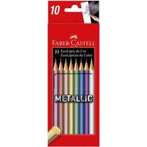 Lápis de Cor Metallic Faber-Castell - 10 Cores