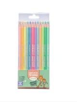 Lápis De Cor Mina Macia 12 Cores Tons Pastéis Leo & Leo