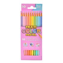 Lápis De Cor Multicolor 10 Cores Pastel