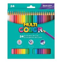 Lápis De Cor Multicolor - 24 Cores - Faber Castell