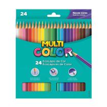 Lápis De Cor Multicolor - 24 Cores