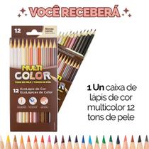 Lápis De Cor Multicolor Colorido Pastel Tons De Pele - Escolha Seu Kit Lápis De Cor Multicolor Colorido Pastel Tons De Pele - Escolha Seu Kit