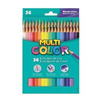 Lápis De Cor Multicolor Hexagonal 36 Cores