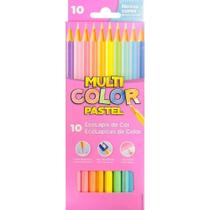 Lápis de Cor Multicolor Pastel 10 Cores - Faber Castell
