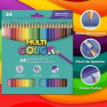 Lápis de Cor Multicolor Super 24 Cores Lápis de Cor Multicolor Super 24 Cores