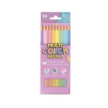 Lápis De Cor Multicolor Tons Pastel 10 Cores
