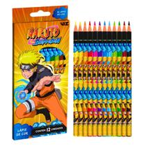 Lápis De Cor Naruto Shippuden 12 Cores Personalizado Viz