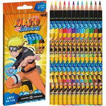 Lapis de cor naruto shippuden - 12 cores - tris