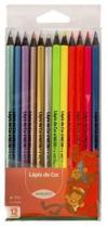 Lápis de Cor Neon e Metálico 12 Cores - Leo & Leo