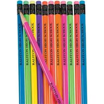 Lápis de Cor Neon Personalizados Fun Express - Pacote com 72 Lápis de Cor Neon Personalizados Fun Express - Pacote com 72