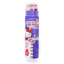 Lápis de Cor no Pote - Hello Kitty Lápis de Cor no Pote - Hello Kitty