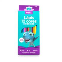Lápis de Cor Onda 12 Cores Sextavado