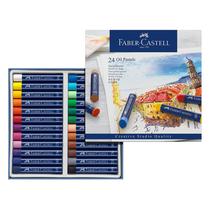 Lápis de cor pastel a óleo Faber-Castell Creative Studio (pacote com 24)