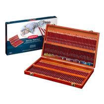 Lápis de Cor Pastel Pencils Derwent 72 Cores Estojo de Madeira Lápis de Cor Pastel Pencils Derwent 72 Cores Estojo de Madeira