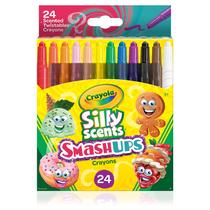 Lápis de cor perfumados Crayola Silly Scents Smash Ups Mini 24 unidades