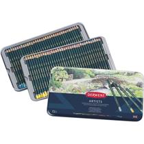 Lápis de Cor Permanente Artists 72 Cores Estojo Lata